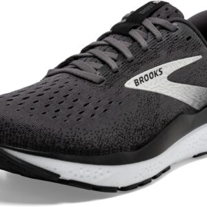 Brooks Women’s Ghost 16 Neutral Running Shoe - Black/Grey/White - 10 Medium