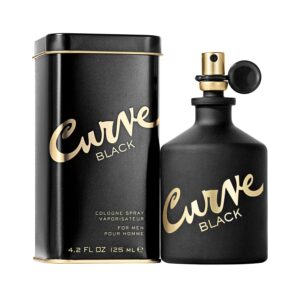 Curve Black For Men, Cologne Spray with Casual Day or Night Scent, 4.2 oz