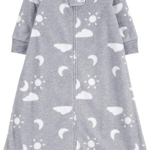 Carter's Unisex Baby Sleep Bag, (Grey Clouds, 6-9 Months)