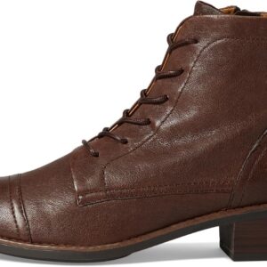 Comfortiva® Cordia Non-Slip Boots for Women – Leather Upper – Mesh Lining – Pillowtop® Memory Foam Cocoa Brown 6.5 M (B)