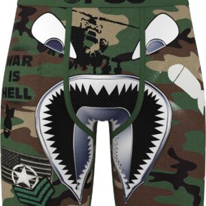 PSD Mens Boxer Briefs - Wf Bomber, 7 Inch Inseam, Moisture-Wicking, 4-Way Stretch, Boxer Briefs for Men Pack