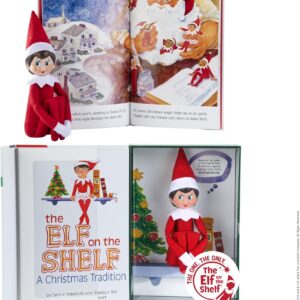 The Elf on the Shelf: A Christmas Tradition - Girl Scout Elf with Blue Eyes - Includes Artfully Illustrated Storybook, Keepsake Box and Official Adoption Certificate