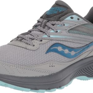 Saucony Women's Cohesion TR15 Running Shoe, Alloy/Topaz, 10