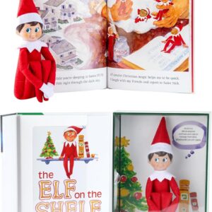The Elf on the Shelf: A Christmas Tradition - Boy Scout Elf with Blue Eyes - Includes Artfully Illustrated Storybook, Keepsake Box and Official Adoption Certificate