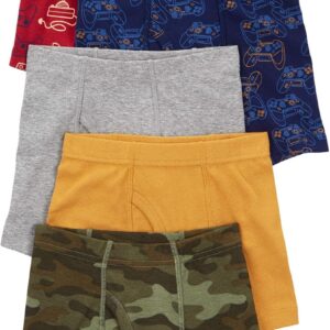 Carter's Boy's 5-Pack Cotton Boxer Briefs (Camo/Gamer, 2-3T)