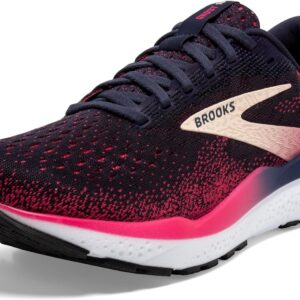 Brooks Women’s Ghost 16 Neutral Running Shoe - Peacoat/Raspberry/Apricot - 6.5 Narrow