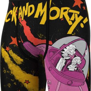 PSD Men's R&M Landing Boxer Briefs, Multi, XL