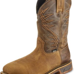 Irish Setter, Marshall, Men’s, 11", Waterproof, Soft Toe, Pull-On Work Boot, Brown, 10 D (Medium)