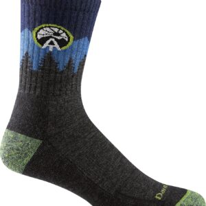 Darn Tough (Style 1956) Men's ATC Micro Crew Midweight with Cushion Sock (Eclipse, Small)