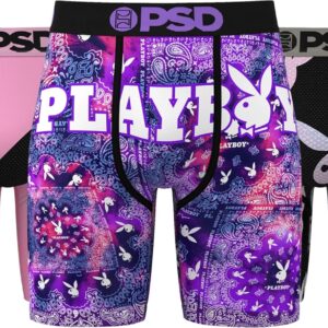 PSD Men's PB Fresh Boxer Brief 3-Pack Boxer Briefs, Multi, XL