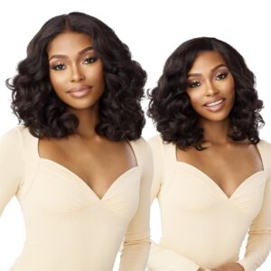 Sensationnel What Lace 13X6 Wigs - Samira Lacefrontal Hand Tied Glueless Synthetic With Natural Density Preplucked Hairline (1 JETBLACK)