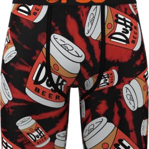 PSD Men's Duff Beer Boxer Briefs, Multi, XL