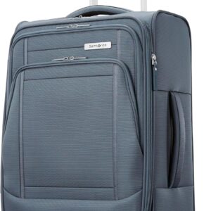 Samsonite UpLIFT 20" Lightweight Softside Carry-On Luggage with Spinner Wheels - Expandable - Airline-Approved, Polyester Soft Suitcase for Ultra Light Travel - Elemental Blue