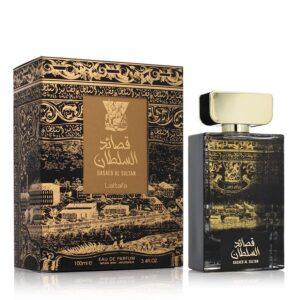 Lattafa Perfumes Qasaed Al Sultan for Unisex Eau de Parfum Spray, 3.4 Ounce