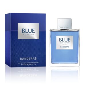 Banderas - Blue Seduction Eau De Toilette for Men – Woody Notes of Apple, Sea Water - 6.8 Fl Oz