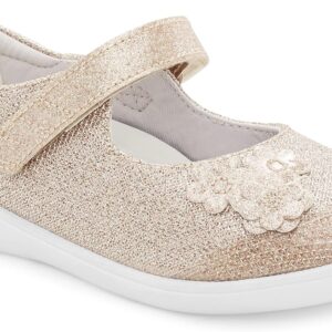 Stride Rite Girls Holly-Adapt Mary Jane Flat, Rose Gold, 11.5 X-Wide Little Kid