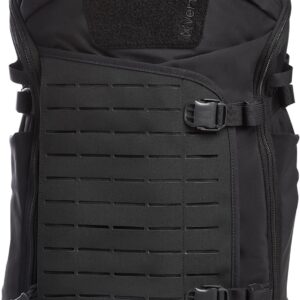 Vertx Siege 25L Tactical Backpack – Durable Nylon EDC Pack with Expandable MOLLE Front, Laptop Sleeve, and Organized Storage, It's Black - One Size