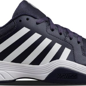 K-Swiss Men's Court Express Pickleball Shoe, Peacoat/White/Silver, 10.5 M