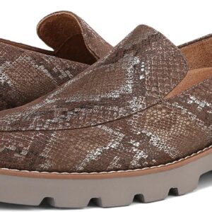 Vionic Women's Kensley Loafer, Brown Leather, 11 Wide