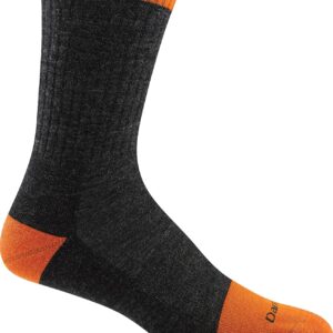 Darn Tough Vermont Steely Micro Crew Cushion Sock - Men's - Grey/Graphite, Small