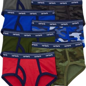 Carter's Little Boys' 7-Pack Cotton Briefs (Toddler/Kid) (Multi/Camo, 2-3T)