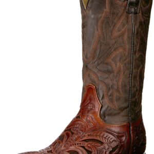 Stetson Men's Wicks Western Boot, Brown, 11.5 Medium US