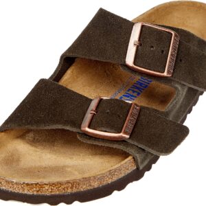Birkenstock Arizona Soft Footbed Mocha Suede Regular Width - EU Size 37 / Women's US Size 6-6.5