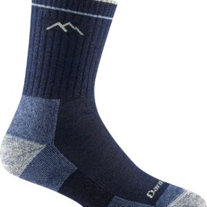 Darn Tough Vermont Women's Hiker Micro Crew Midweight with Cushion Sock (Style 1903) - Blue/Eclipse, Small