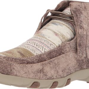 Roper Womens Santa Fe Shoe, Tan, 7