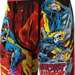 PSD Men's Ghost Rider Boxer Briefs, Multi, S