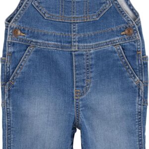 OshKosh B'Gosh Boys World's Best Overalls, Brasstown Ozone Wash, 12M