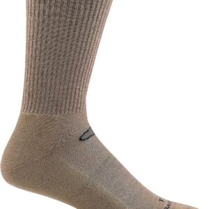 Darn Tough Tactical Micro Crew Light Cushion Socks (T3001) Unisex – (Coyote Brown, X-Small)